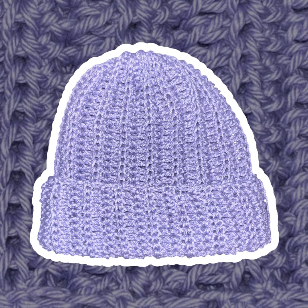 Baby Beanie • Pale Lilac • 6-12 Months