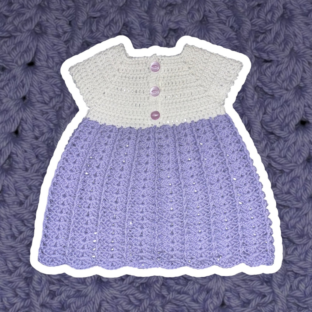 The Aliyah Dress • Pale Lilac • 0-3 Months