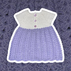 The Aliyah Dress • Pale Lilac • 0-3 Months